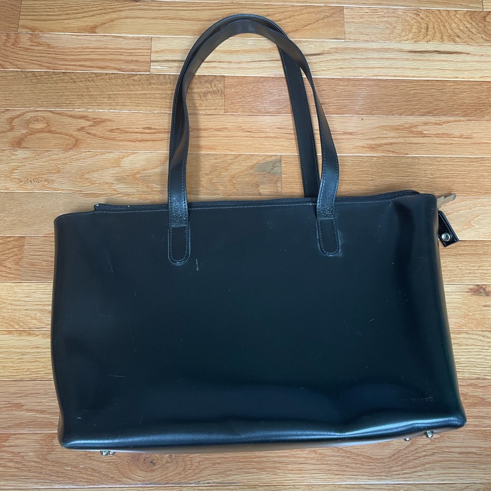 Jack George Black Leather Purse